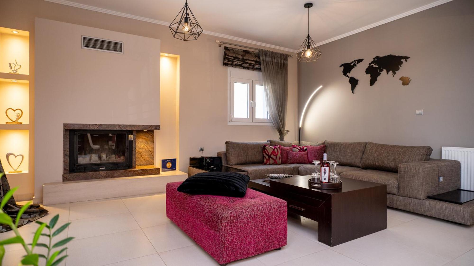 Mary'S Modern And Elegant Apartment Kalambaka Esterno foto
